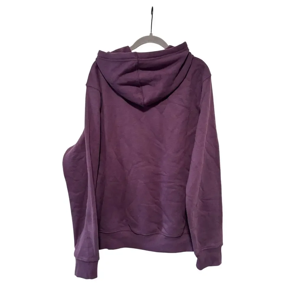 Tek Gear Ultrasoft Fleece Pullover Hoodie M Purple - Picture 6 of 7